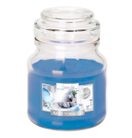 Ароматизирана свещ в бурканче, ø7 x 9.9 cm - антитабак  SND71-69