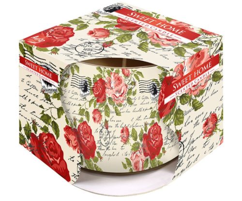 Ароматна свещ в чаша - Ø8 x 7 cm, сладък дом SN71S-11