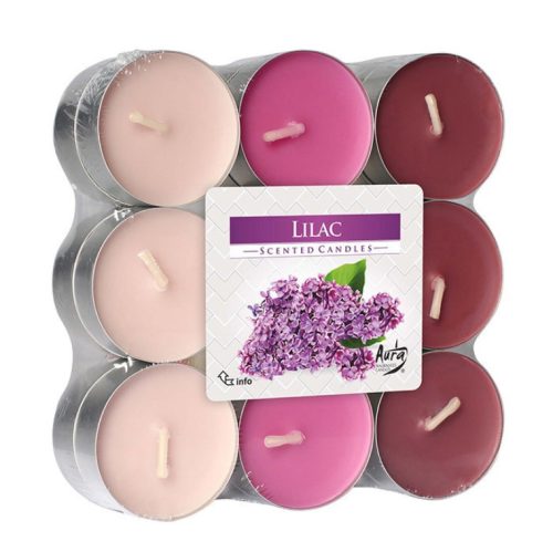 Ароматизирани чаени свещи, 18 бр. - люляк