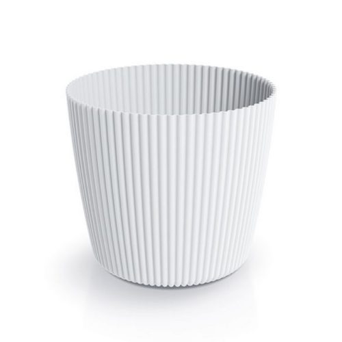 Саксия PVC Milly кръгла 1,7л бяла