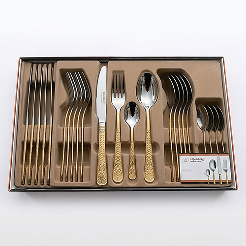 Прибори за хранене комплект 24 части ALPEN BERG