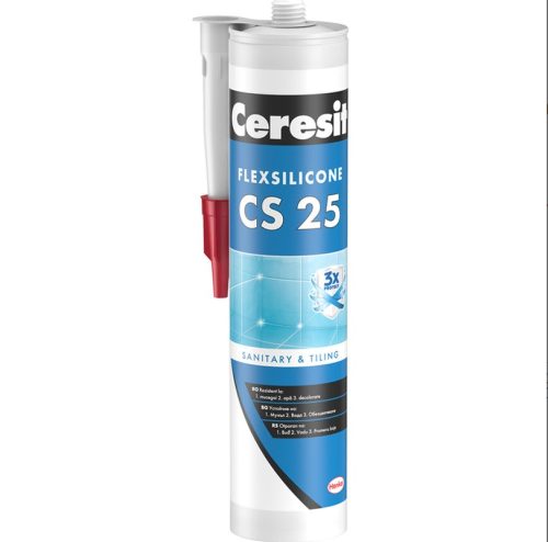 Санитарен силикон Henkel Ceresit CS 25, 280 мл, въглен