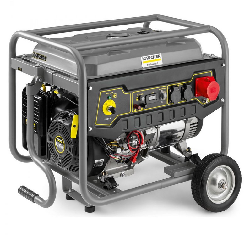 0000033248 Бензинов генератор за ток KARCHER PGG 8/3, трифазен, електрически старт, 7 kW