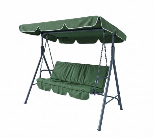 Градинска люлка MY GARDEN TLS001 Green, зелена с бял кант
