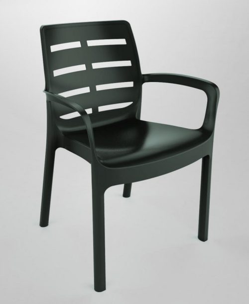Стол BORNEO MOKA Италия, полипропилен, цвят moka, 54x60.5x82 см