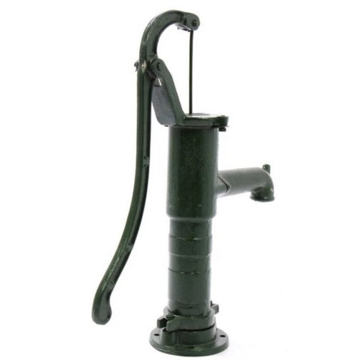 Ръчна водна помпа HYDRO-S Hydro-Fix 0940105, чугунена, зелена, 660 мм, 1 1/4", засмукване до 7 м