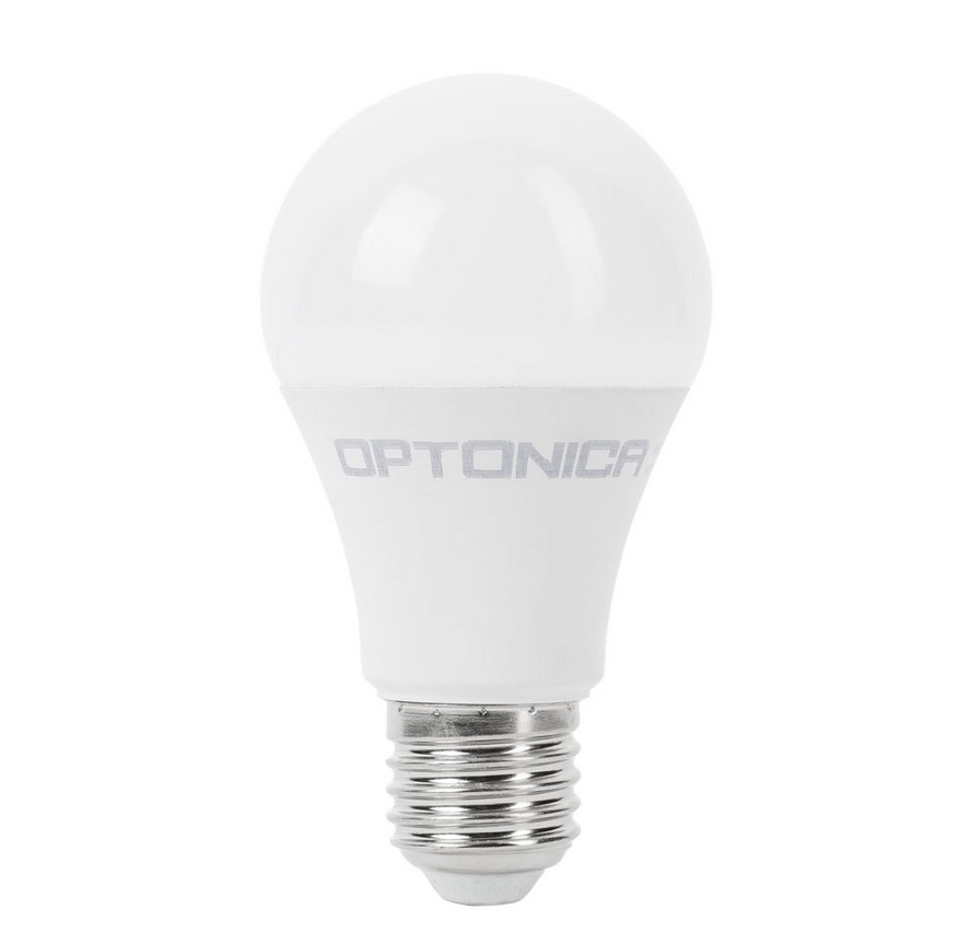 LED крушка A60, E27, 10.5W (еквивалент 75W), 1055lm, 6000K (Студена бяла светлина), 220-240V
