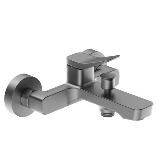Смесител Forma Vita Салина 4273G стенен за вана/душ, gun grey