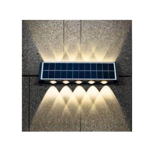 Соларна LED лампа за стена, 10 LED, 2W, 90 lm, IP44