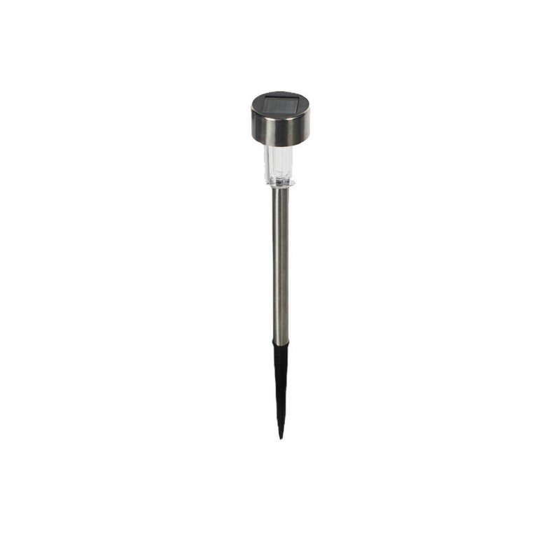 0000033462 Соларна LED градинска лампа, сребриста, 1 LED, 6000K, IP44