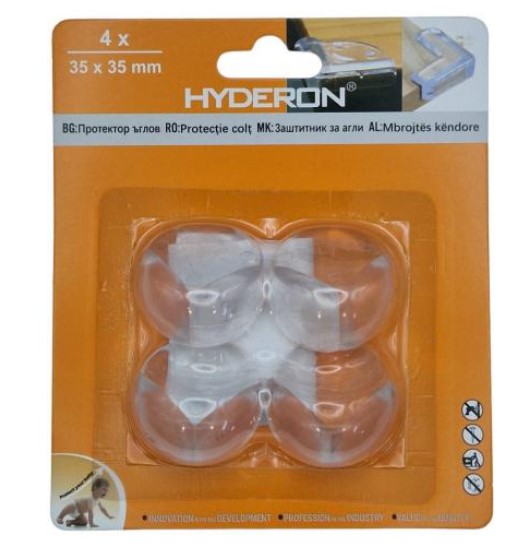 Протектор ъглов Hyderon 35*35мм 4бр