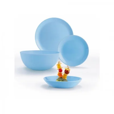 Сервиз за хранене Luminarc Diwali, 19 части, Син