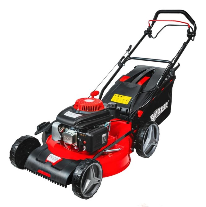 Бензинова самоходна косачка RAIDER RD-GLM23, 4 в 1, 6.6 к.с., 52 см, с мулчиране
