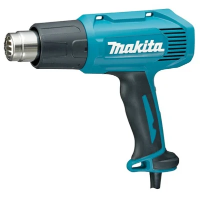 Пистолет за горещ въздух Makita HG5030K, 1600 W, 350-500 л/мин, 500°С, с приставки и куфар