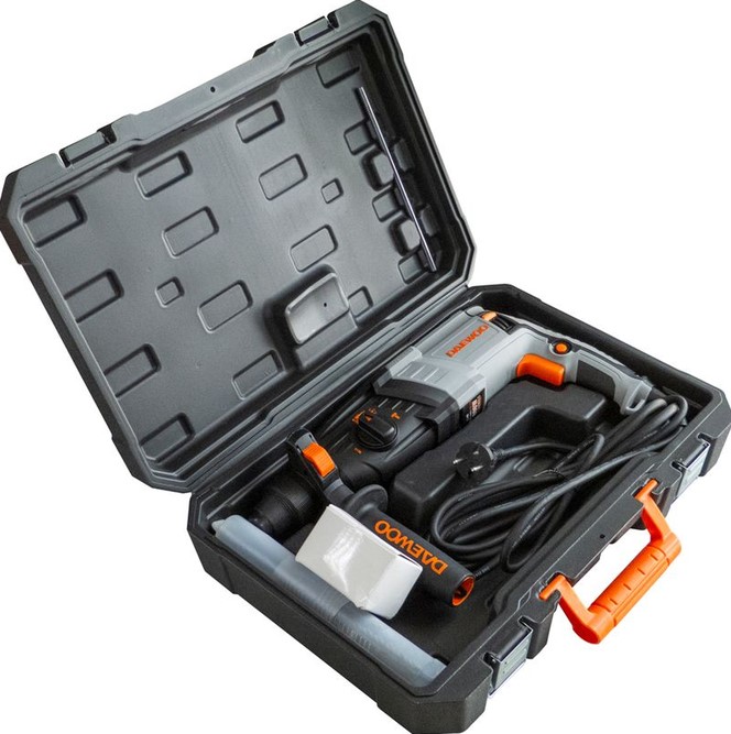 Електрически перфоратор DAEWOO DARH-26SRE, 800 W, 3 J, в куфар - Image 2