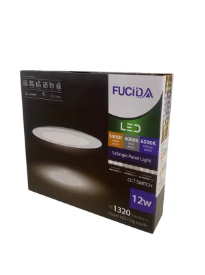 **LED панел за вграждане EMOS FUCIDA, кръгъл, 12 W, 1320 lm, CCT 3000/4000/6500 K, Ø170 мм, FE5648**