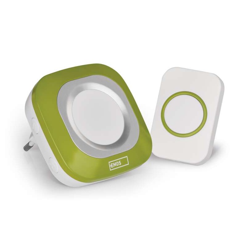Безжичен звънец EMOS P5733G, 150 м, 110 dB, 36 мелодии, IP44 - Image 2
