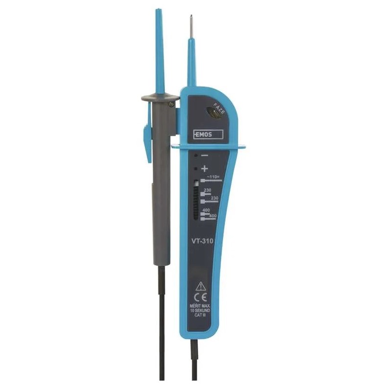 Тестер за напрежение EMOS VT-310, AC/DC 110–400 V, с индикация за полярност, M0014A