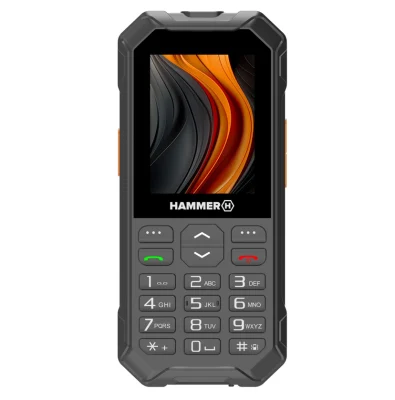 Телефон Hammer - 6 LTE, 2.4'', 48MB/128MB, черен