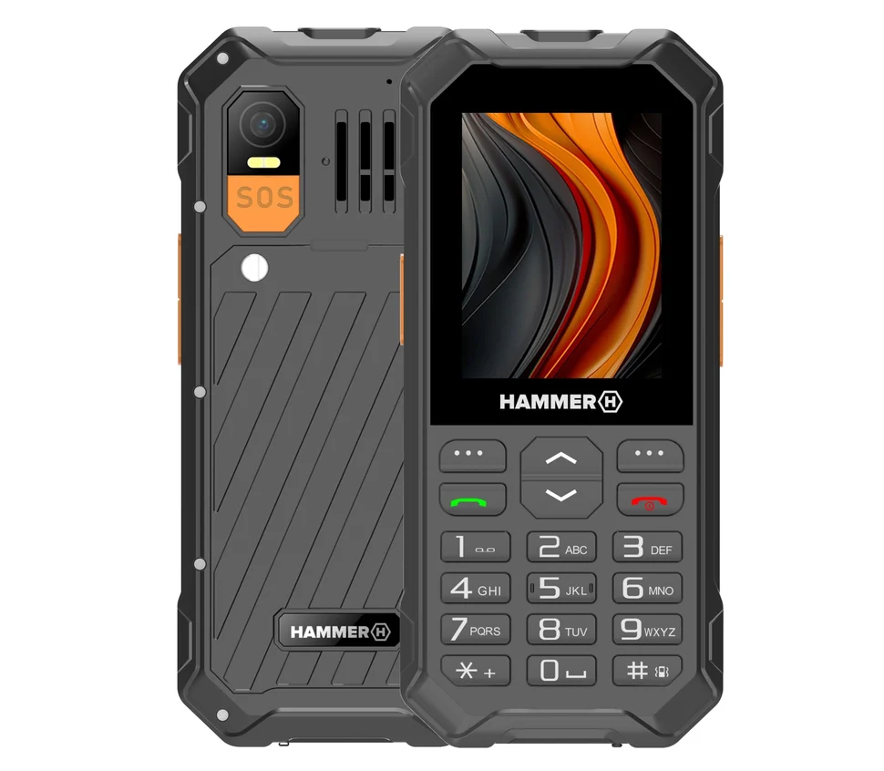 Телефон Hammer - 6 LTE, 2.4'', 48MB/128MB, черен - Image 4