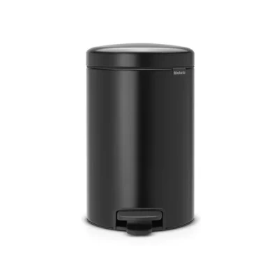 Кош за смет с педал Brabantia NewIcon 12L, Matt Black649014