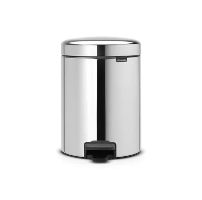Кош за смет с педал Brabantia NewIcon 5L, Brilliant Steel