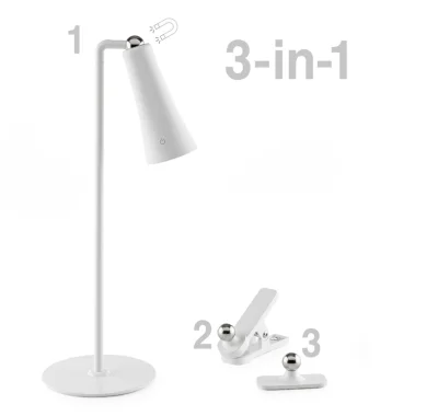 LED магнитна лампа Flexy, 3в1, 3W, 4000K, Бяла