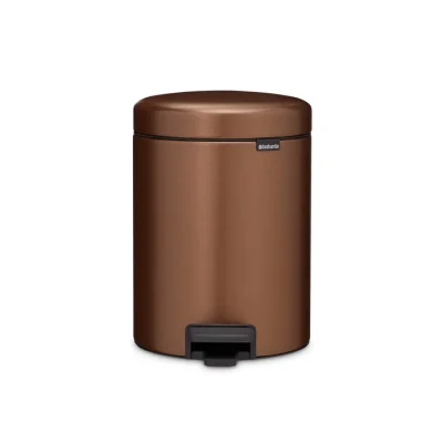 Кош за смет с педал Brabantia NewIcon 5L, Warm Bronze
