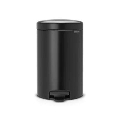 Кош за смет с педал Brabantia NewIcon 12L, Matt Black