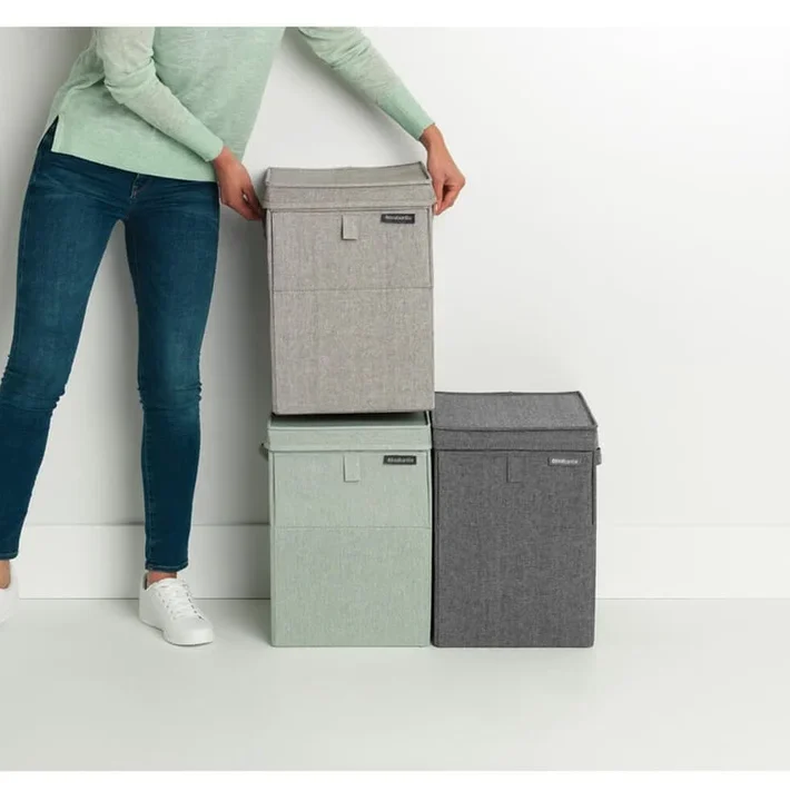 Кутия за пране Brabantia Stackable 35L, Pepper Black - Image 8
