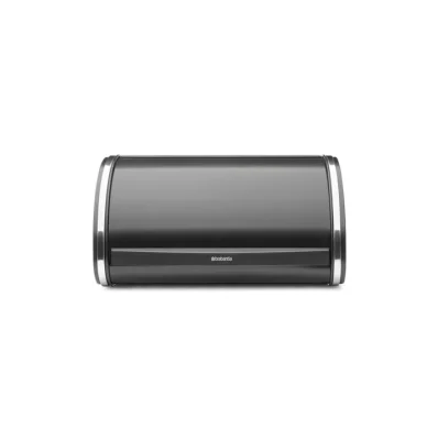 Кутия за хляб Brabantia Roll Top, Matt Black, средна