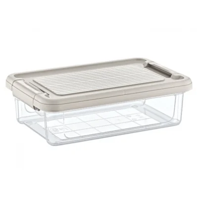 Кутия за съхранение с капак 3 л Hobby Life INFINITY – прозрачна, 19 × 29 × 9,1 см