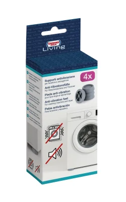 Комплект антивибрационни крачета за пералня и сушилня DOMO PAK – Ø 6,5 см, 4 броя