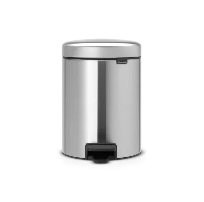 Кош за смет с педал Brabantia NewIcon 5L, Matt Steel