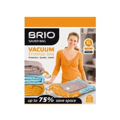 Плик за вакуумиране на дрехи Brio XL размер 100х80см