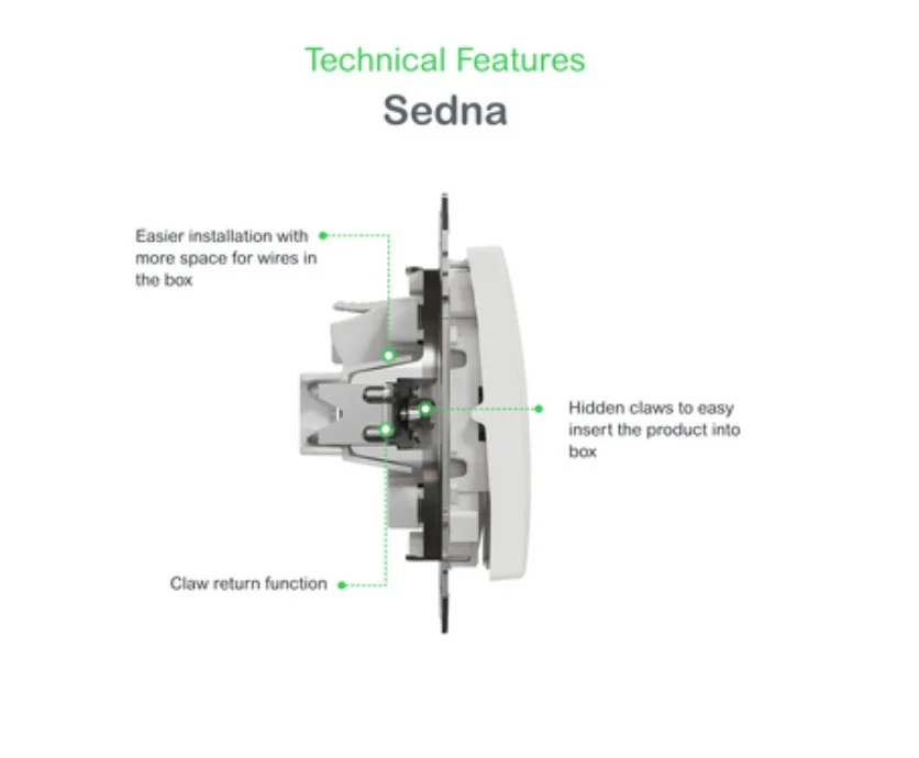 Девиаторен ключ 10AX, бял Schneider SDD111106 - Image 4